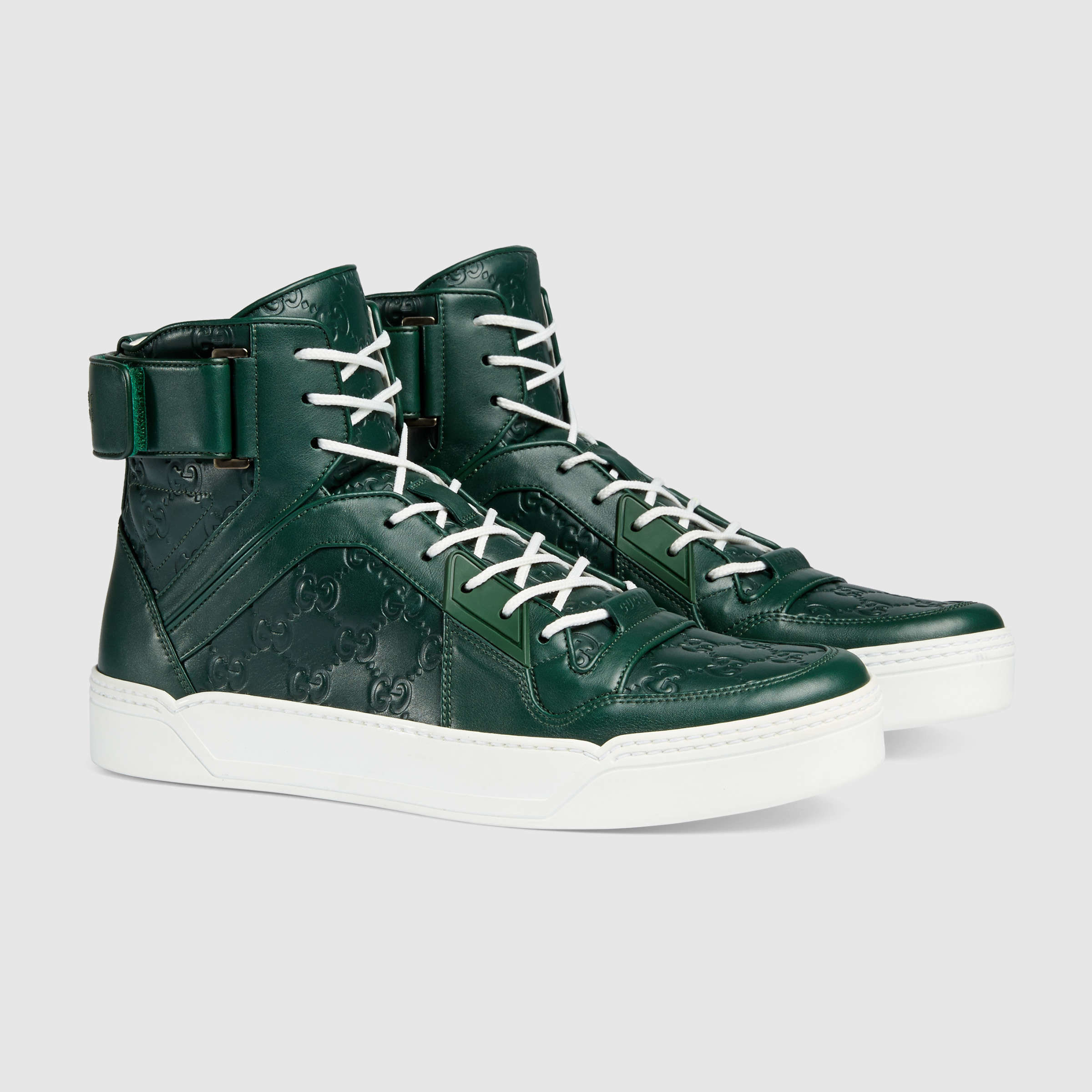 mens gucci hi top trainers